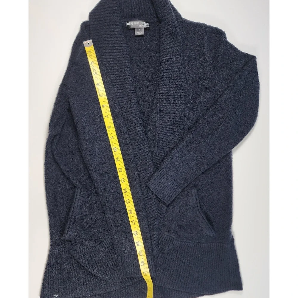 Barefoot Dreams Women's CozyChic Lite Shawl Cardigan‎ Lounge Minimalist Size M